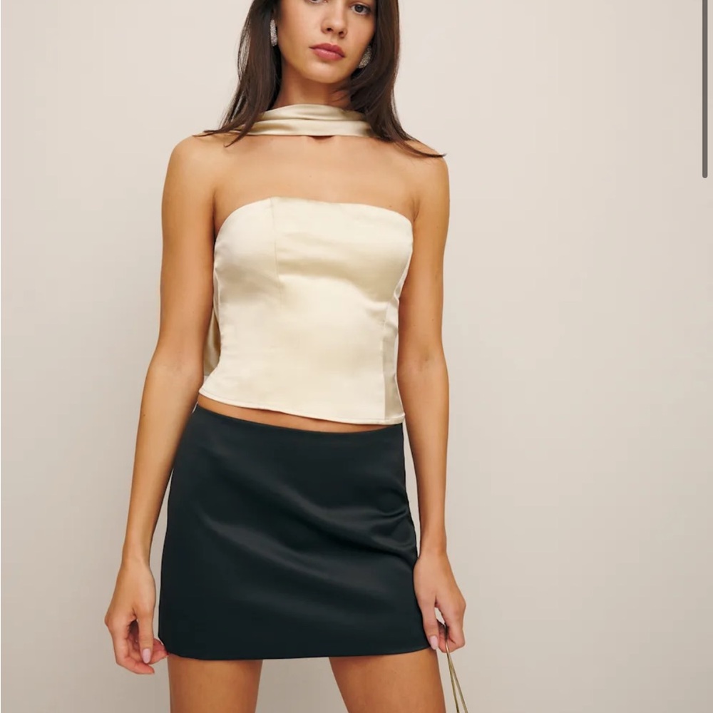 Reformation Sallie Silk Top
